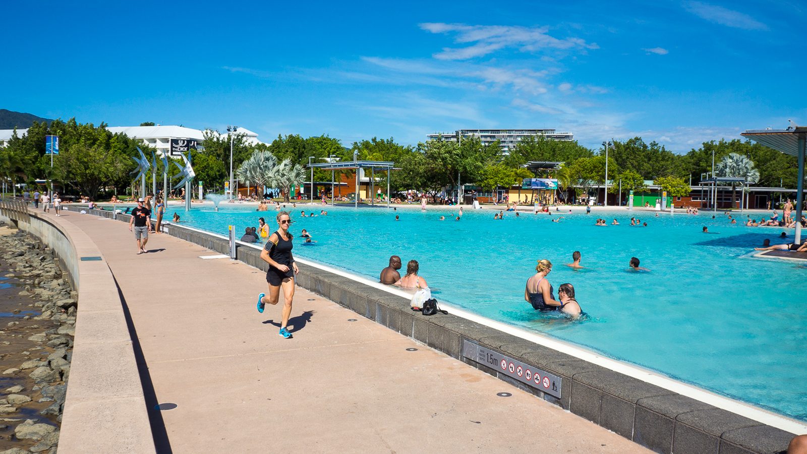 Cairns Esplanade lagoon and waterfront